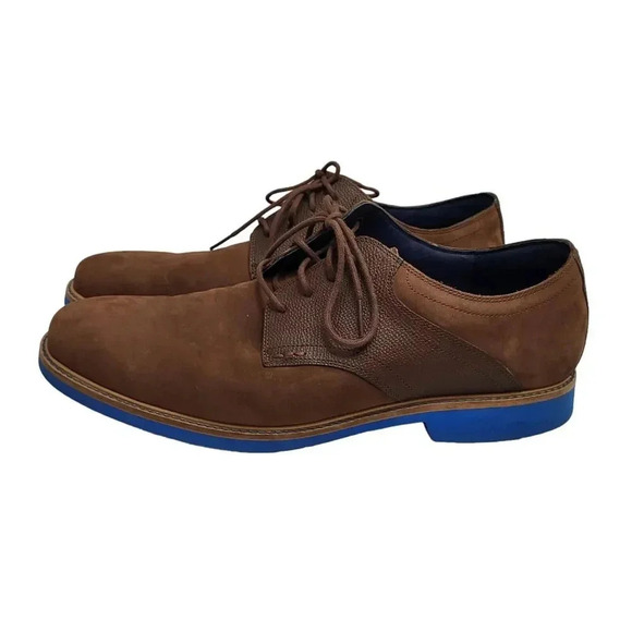 Cole Hahn Great Jones Saddle C11239 Brown/Blue Man's Size 13 M - Picture 1 of 9